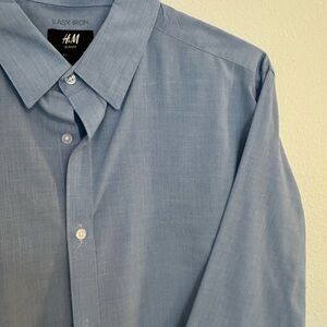Men's Blue Dress Shirt
